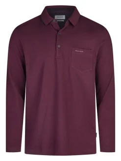 Pierre Cardin Herren Langarmshirt in rot