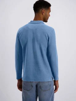 Pierre Cardin Herren Langarmshirt in hellblau