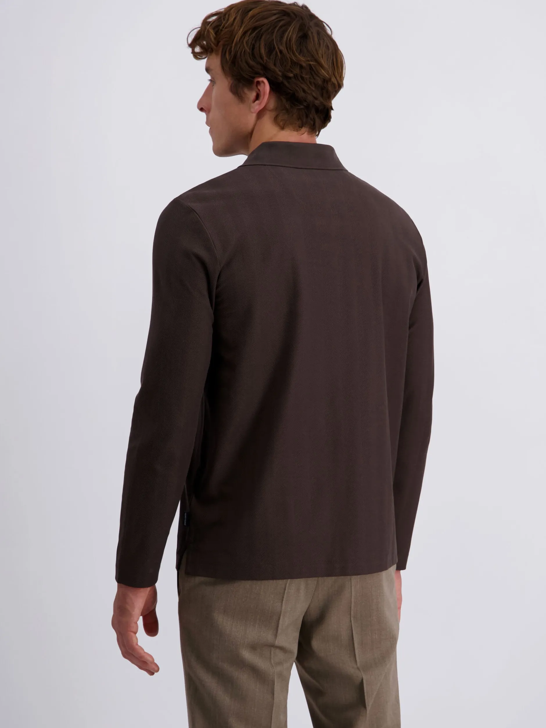 Pierre Cardin Herren Langarmshirt in beige