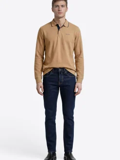 Pierre Cardin Herren Langarmshirt in camel