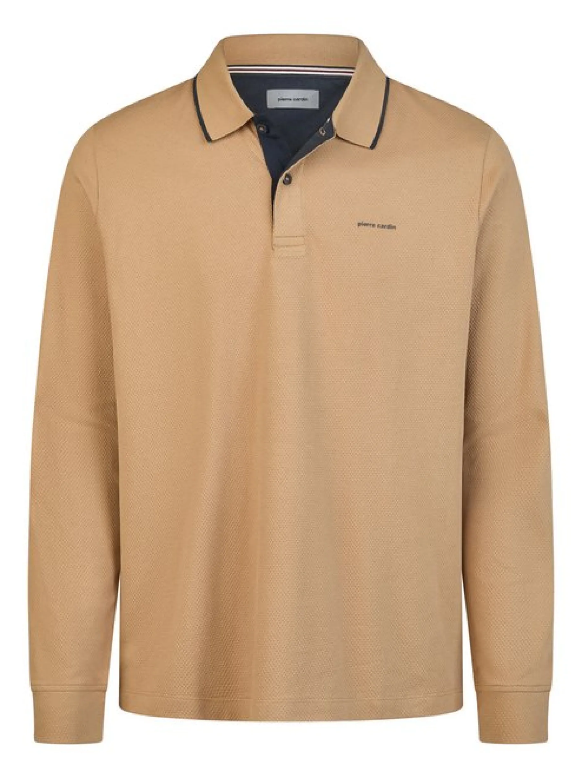Pierre Cardin Herren Langarmshirt in camel