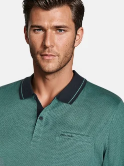 Pierre Cardin Herren Langarmshirt in grün
