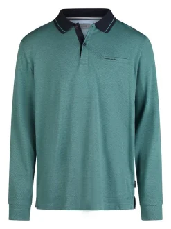 Pierre Cardin Herren Langarmshirt in grün