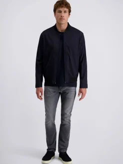 Pierre Cardin Herren Langarmshirt in blau