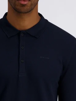 Pierre Cardin Herren Langarmshirt in blau
