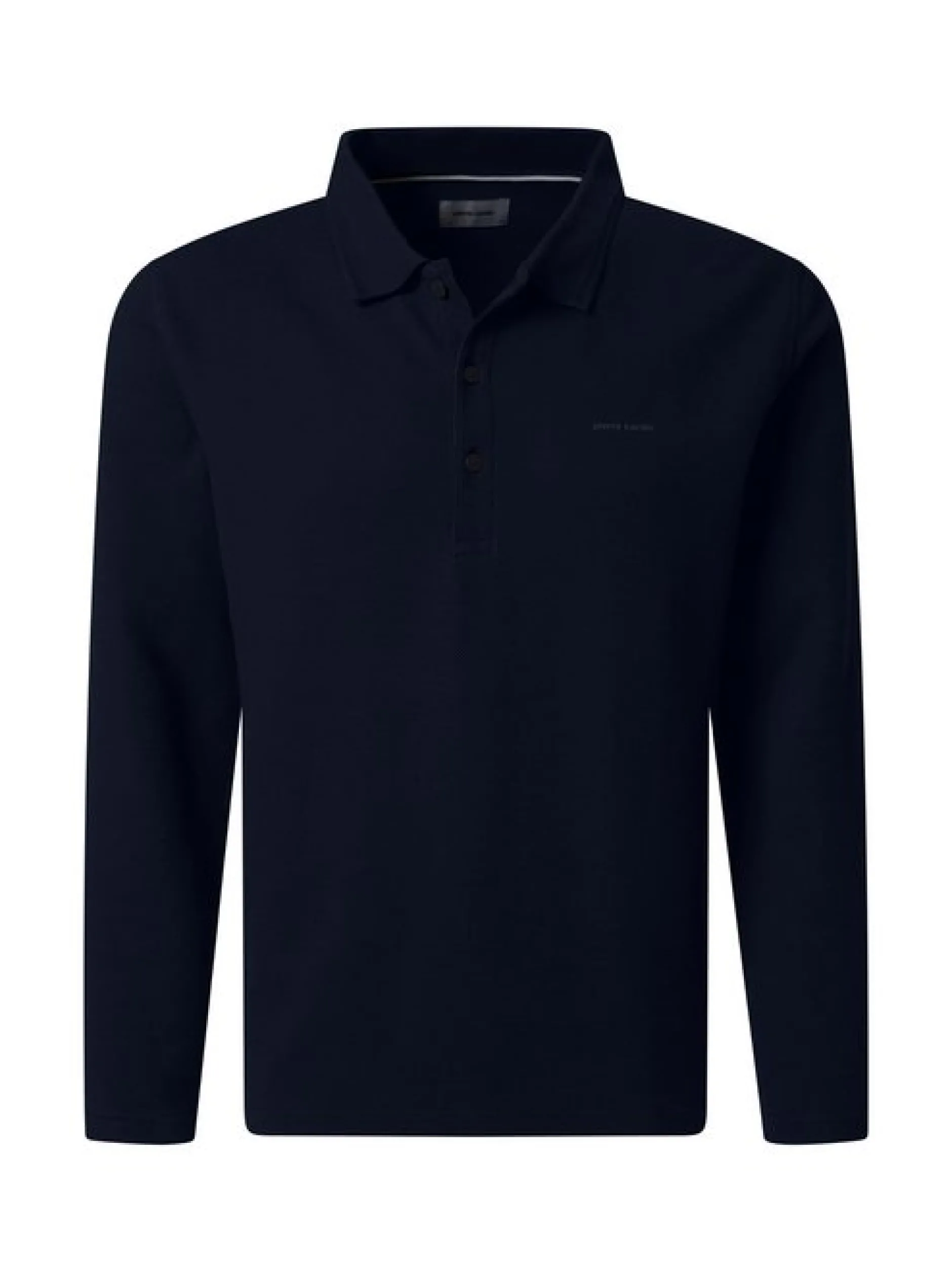 Pierre Cardin Herren Langarmshirt in blau