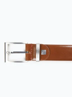 Pierre Cardin Herren Ledergürtel in cognac