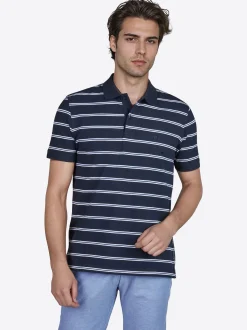 Pierre Cardin Herren Polo-Shirt in grün - Ärmel: kurzarm