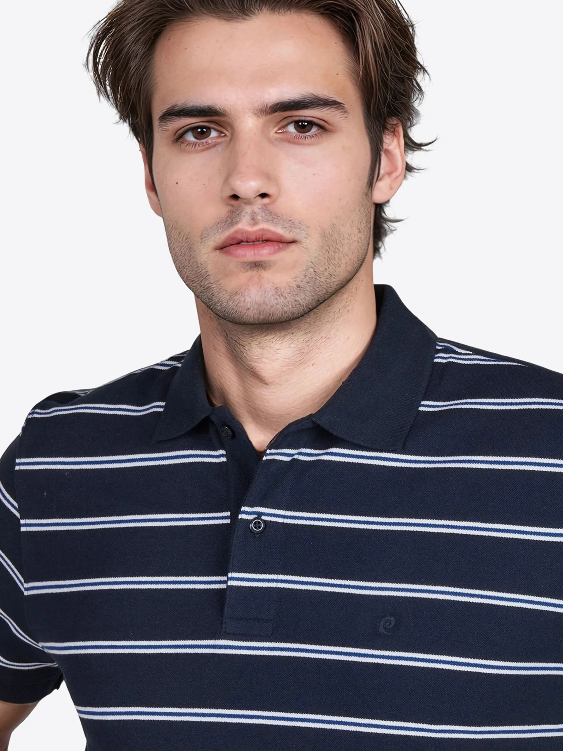 Pierre Cardin Herren Polo-Shirt in grün - Ärmel: kurzarm