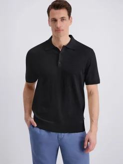 Pierre Cardin Herren Poloshirt in blau - Ärmel: kurzarm