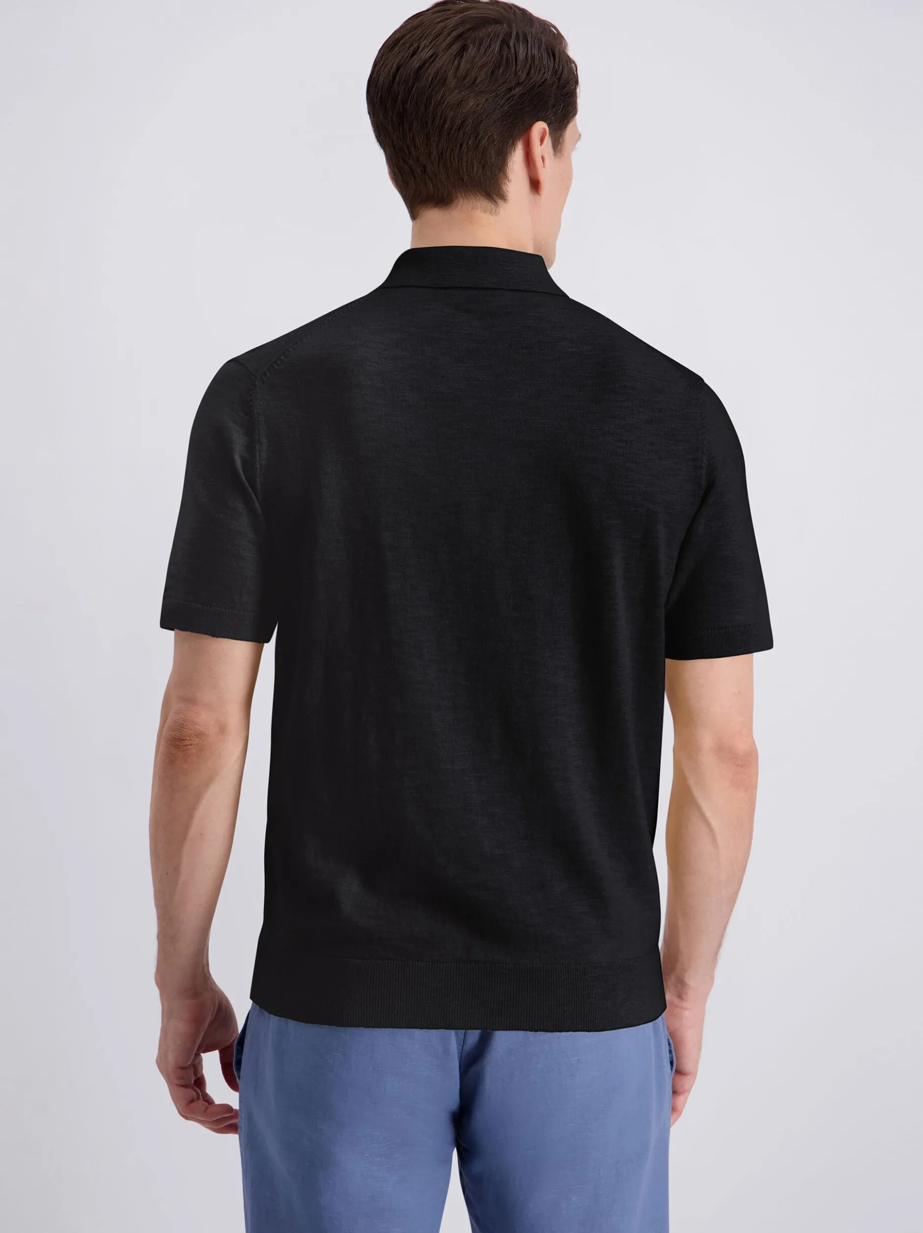 Pierre Cardin Herren Poloshirt in blau - Ärmel: kurzarm
