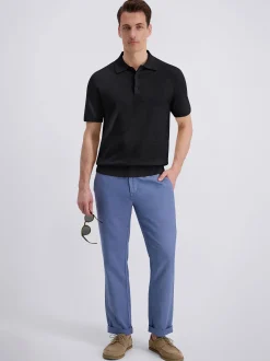 Pierre Cardin Herren Poloshirt in blau - Ärmel: kurzarm