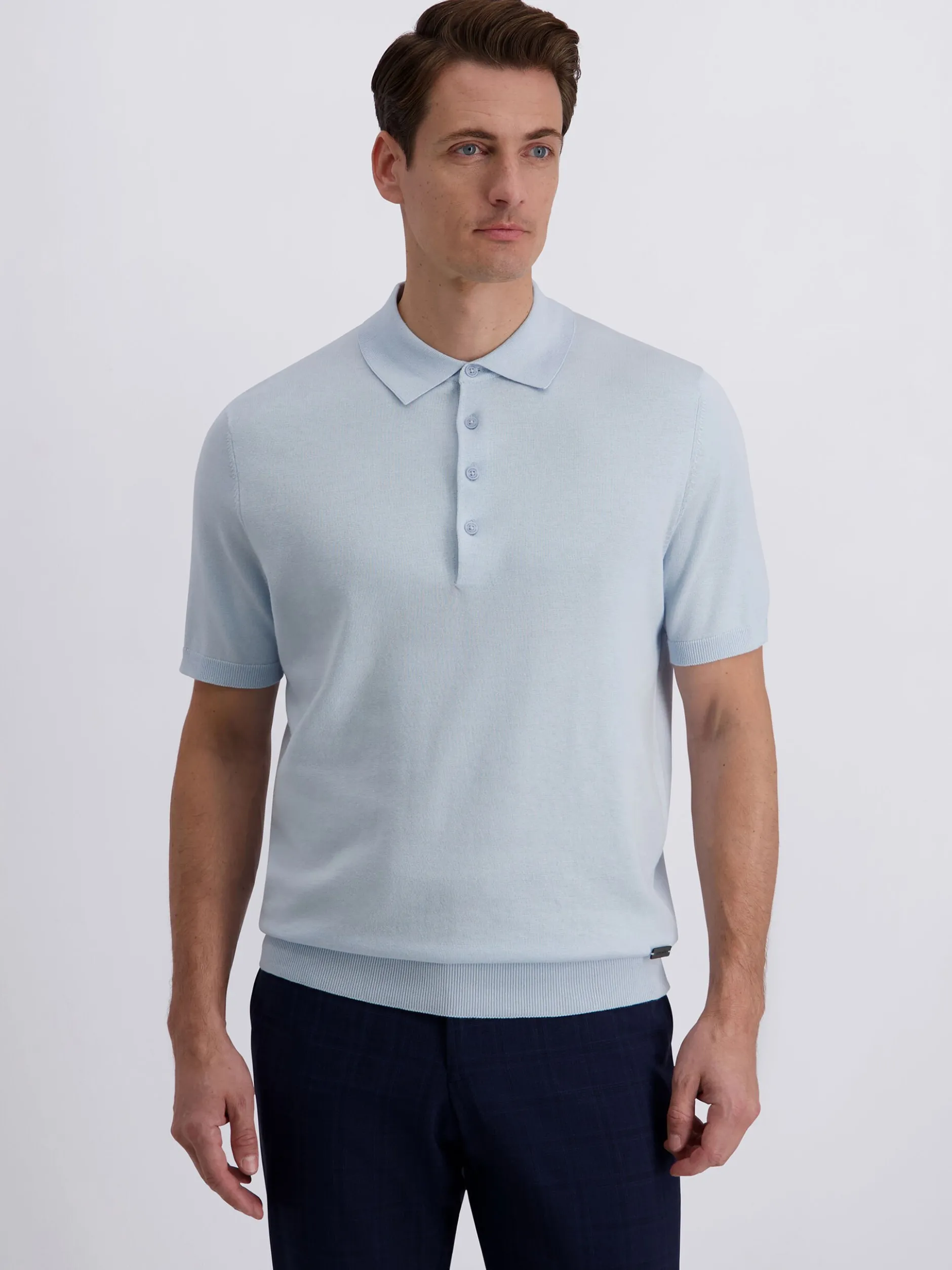 Pierre Cardin Herren Poloshirt in hellblau