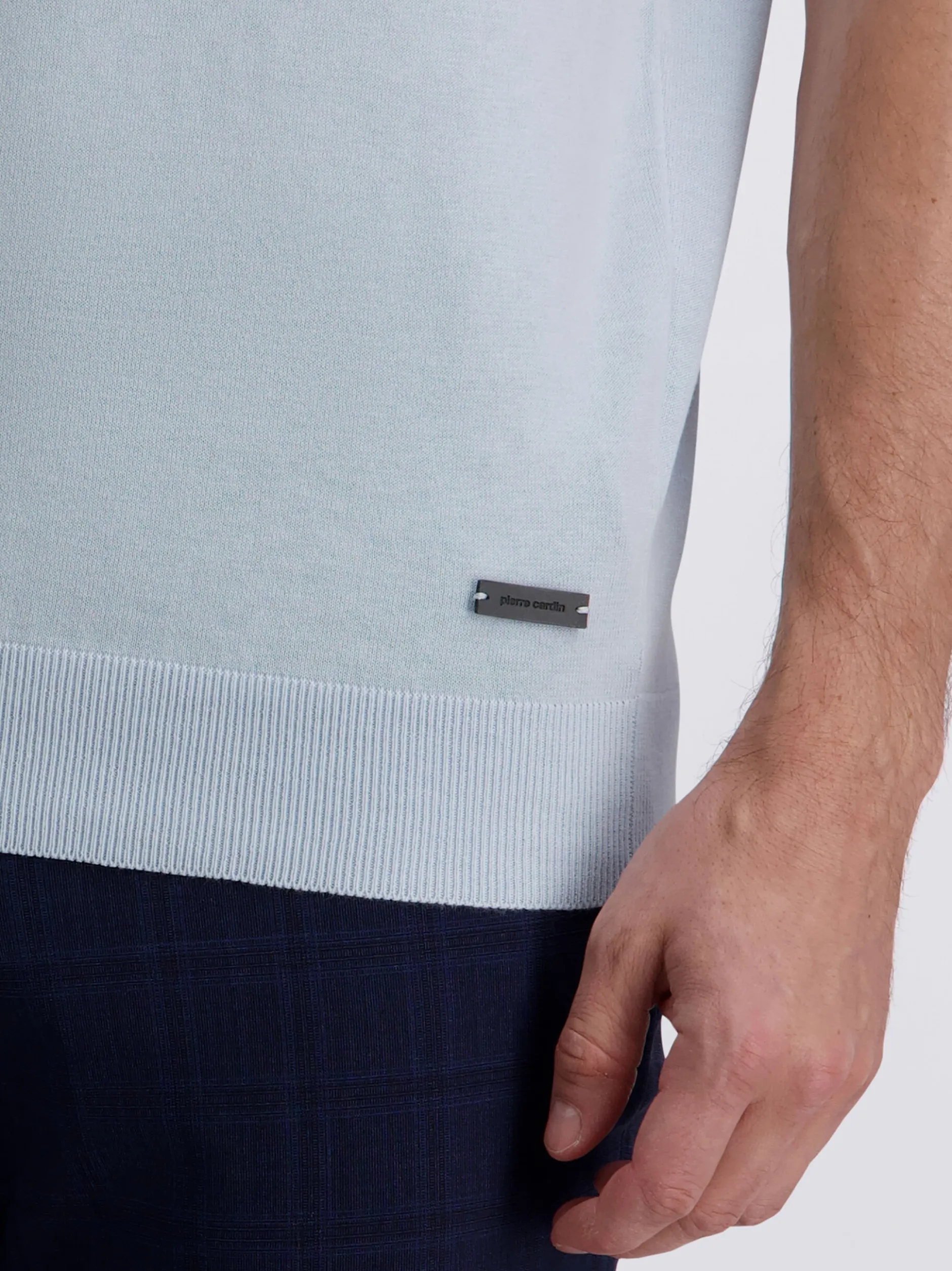 Pierre Cardin Herren Poloshirt in hellblau