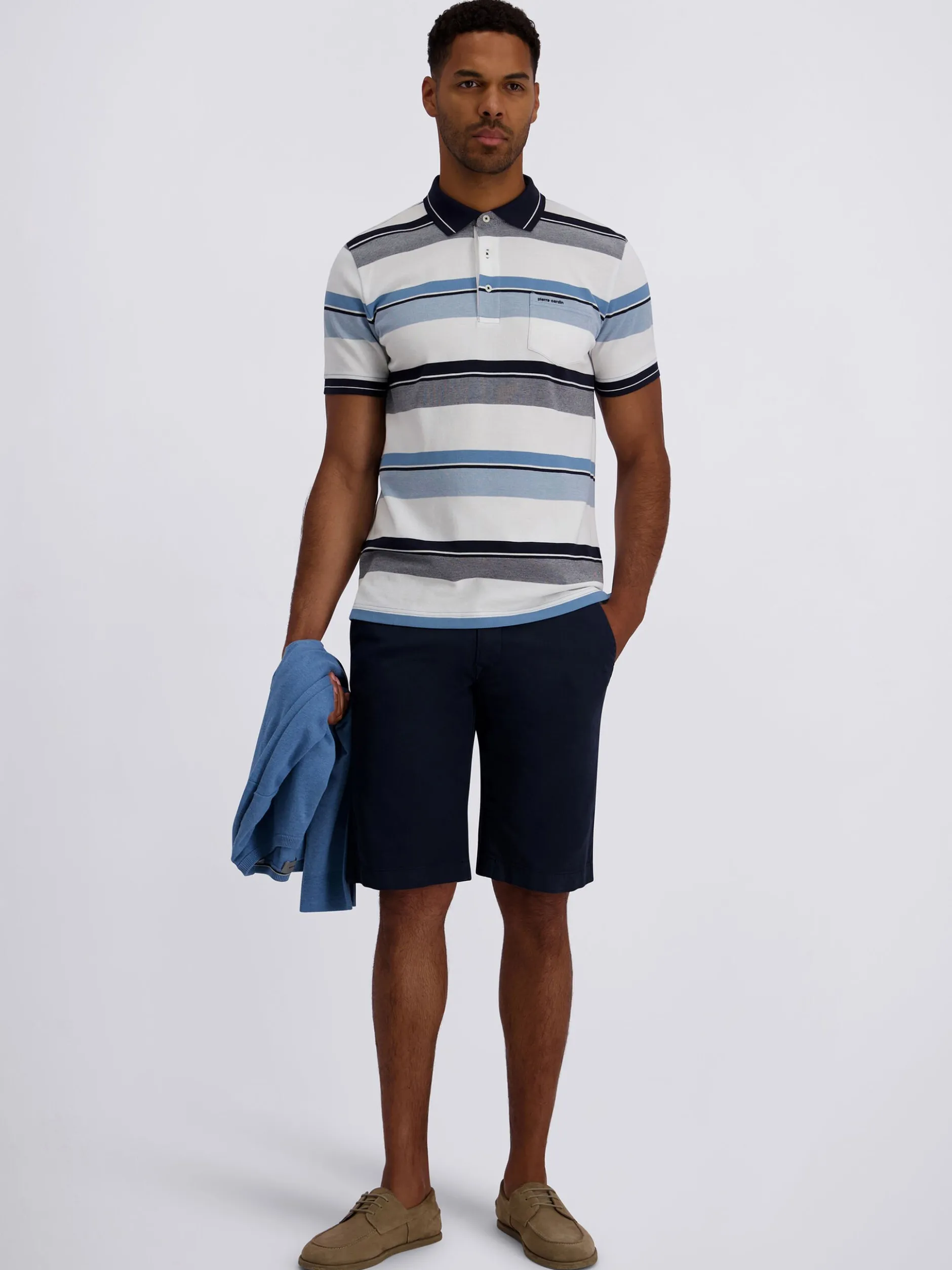 Pierre Cardin Herren Poloshirt in mehrfarbig