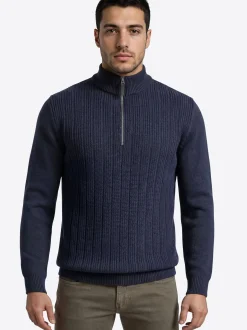 Pierre Cardin Herren Pullover in blau - Ärmel: langarm