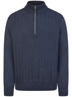Pierre Cardin Herren Pullover in blau - Ärmel: langarm
