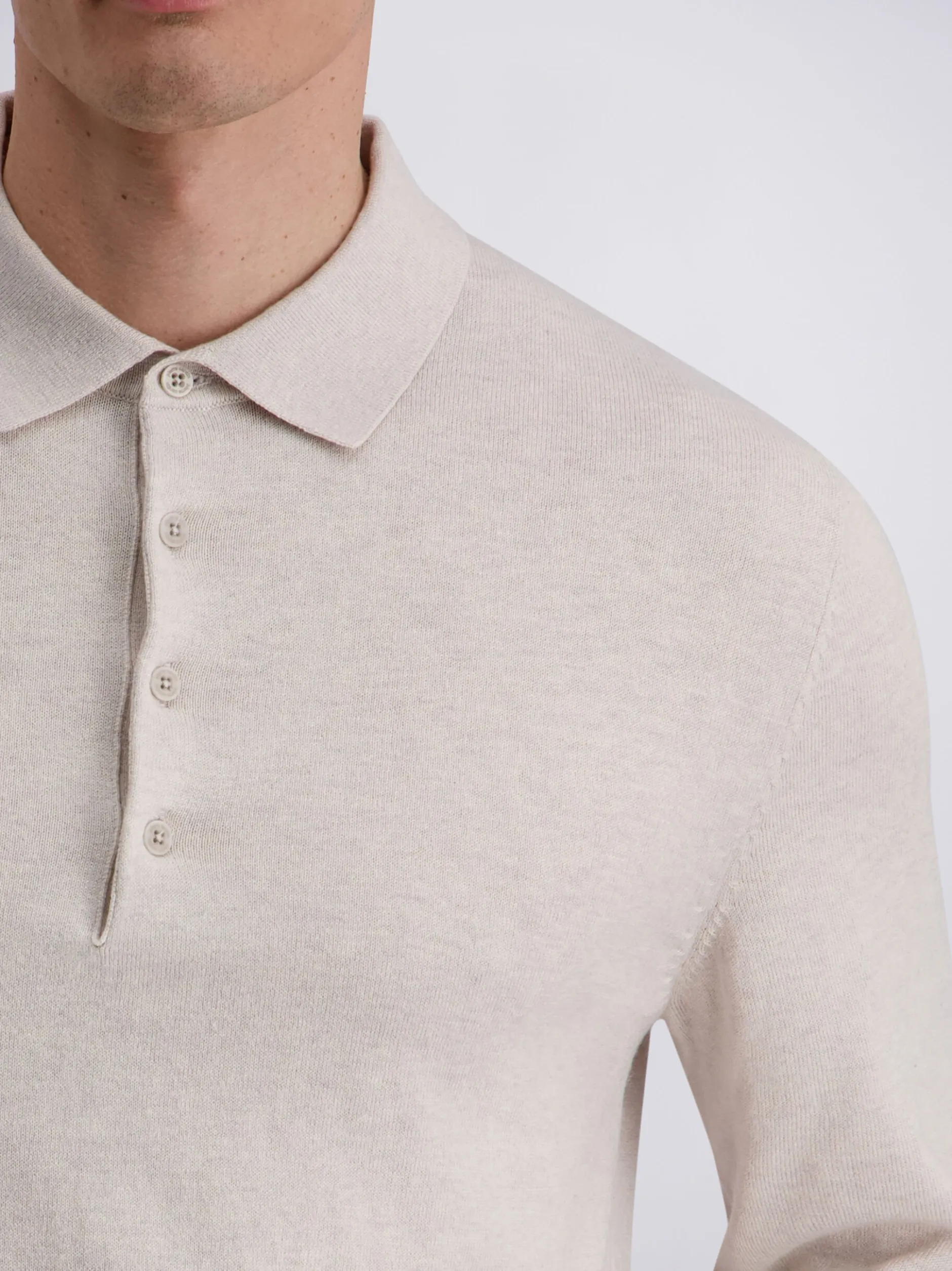 Pierre Cardin Herren Pullover in silber - Ärmel: langarm