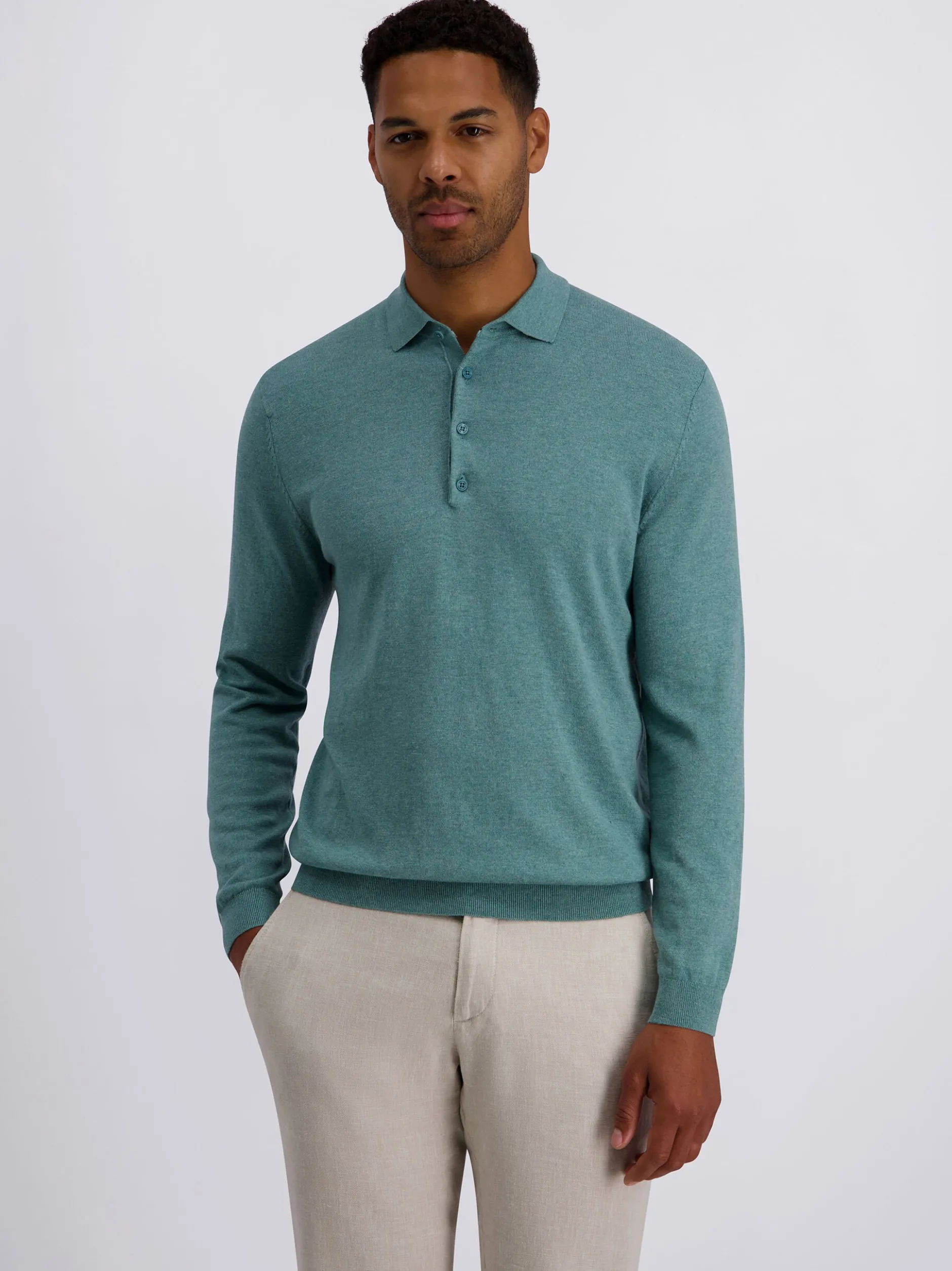 Pierre Cardin Herren Pullover in blau - Ärmel: langarm