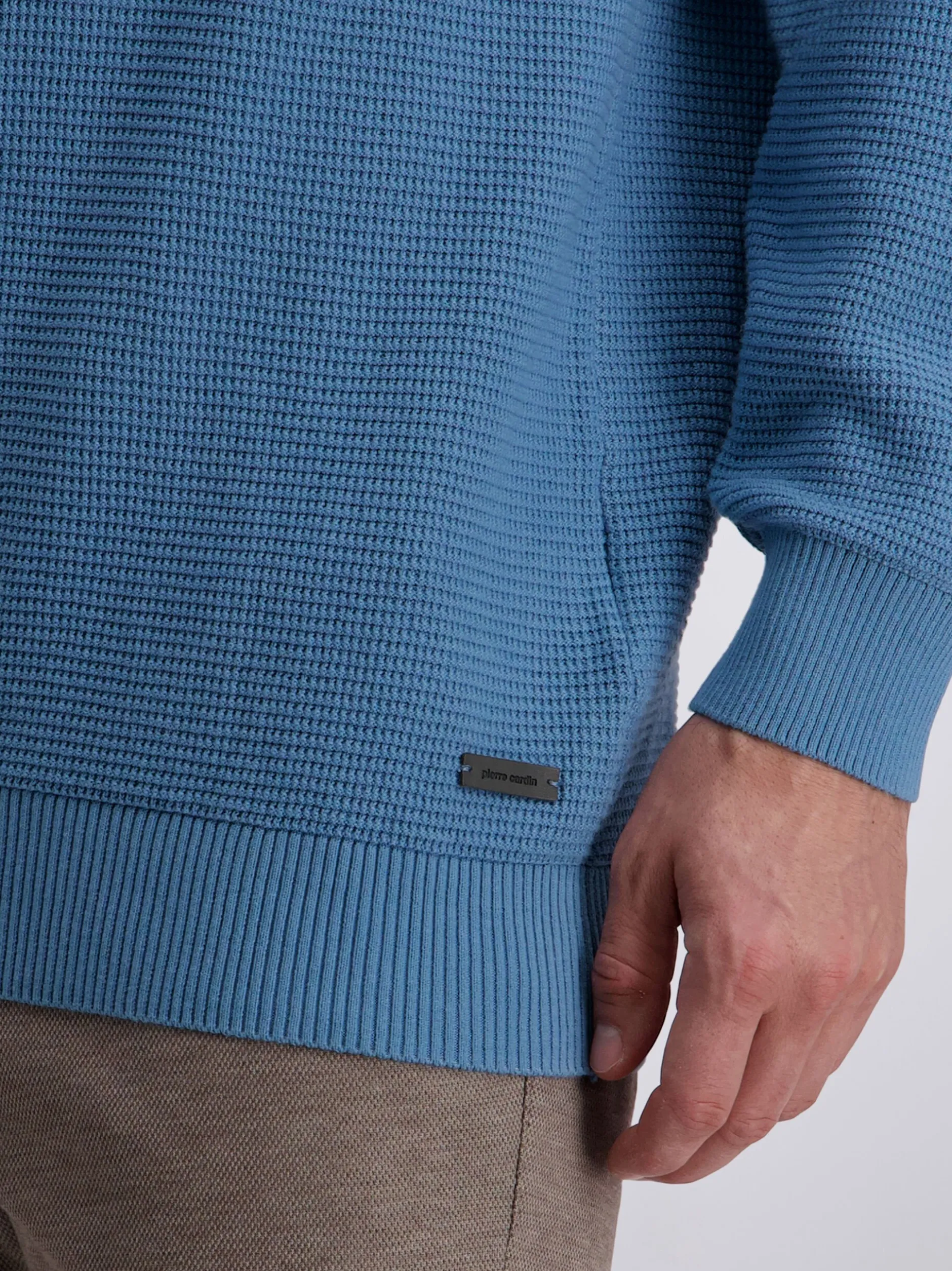 Pierre Cardin Herren Pullover in blau - Ärmel: langarm