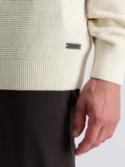 Pierre Cardin Herren Pullover in ecru - Ärmel: langarm