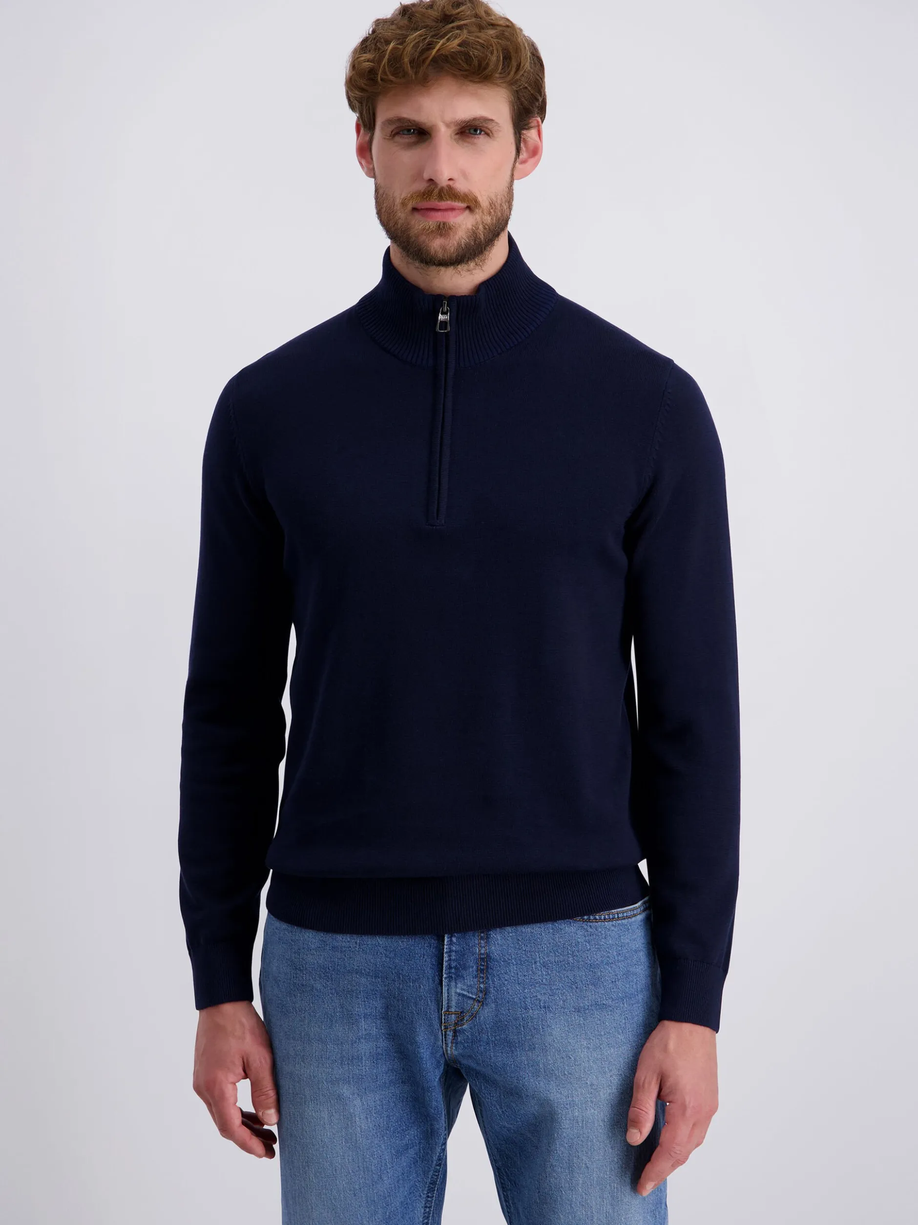 Pierre Cardin Herren Pullover in blau - Ärmel: langarm