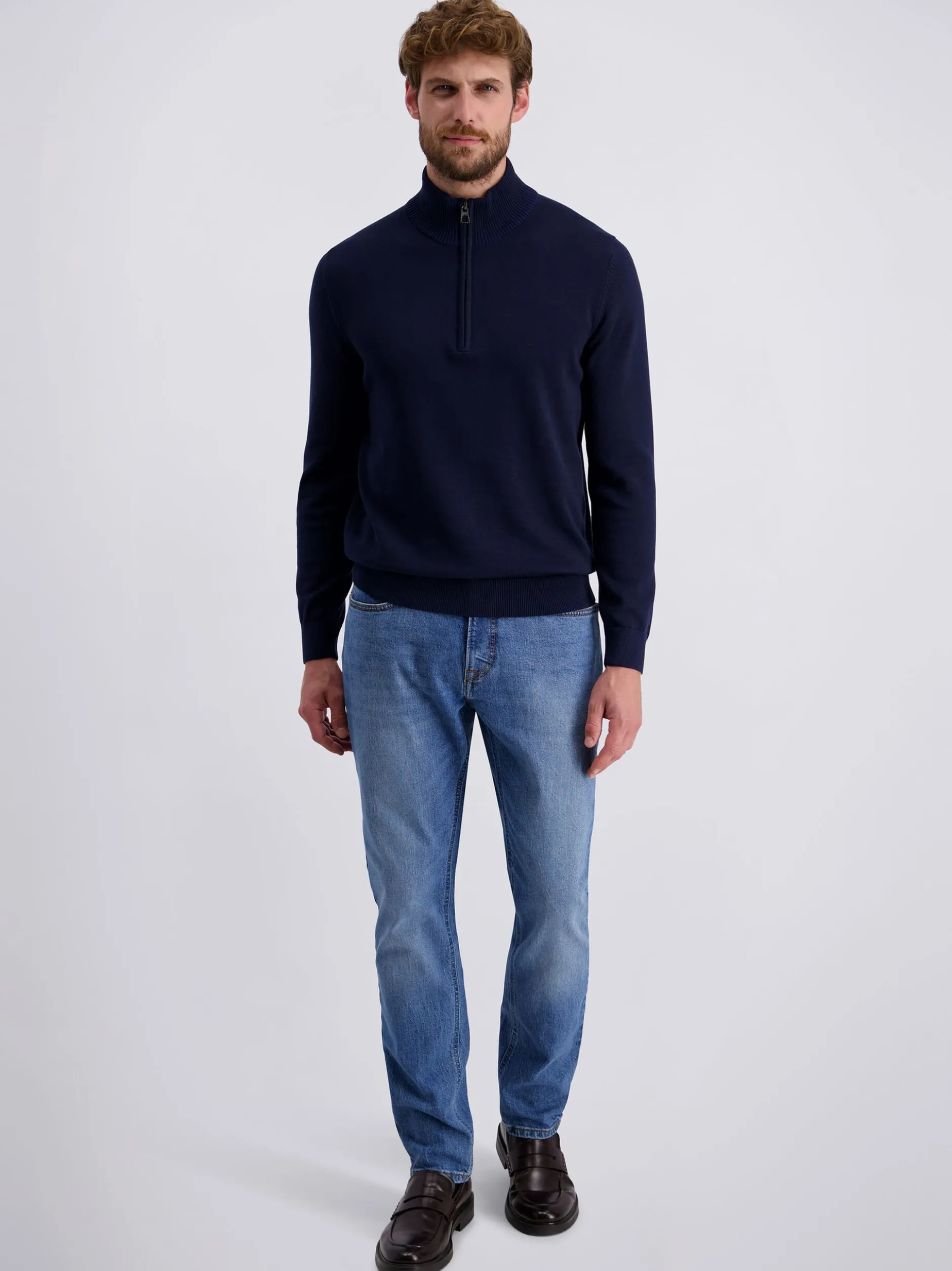 Pierre Cardin Herren Pullover in blau - Ärmel: langarm