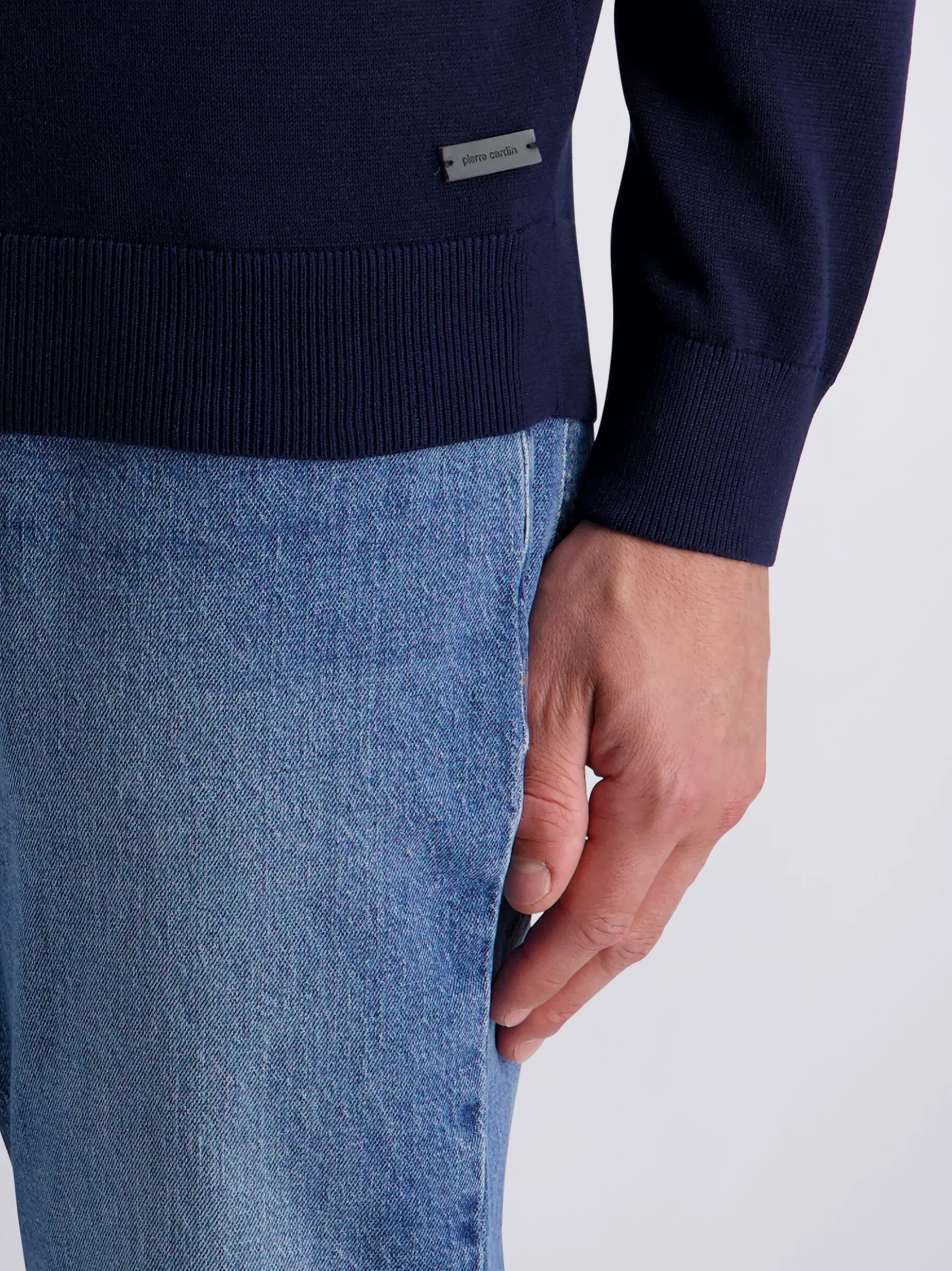 Pierre Cardin Herren Pullover in blau - Ärmel: langarm