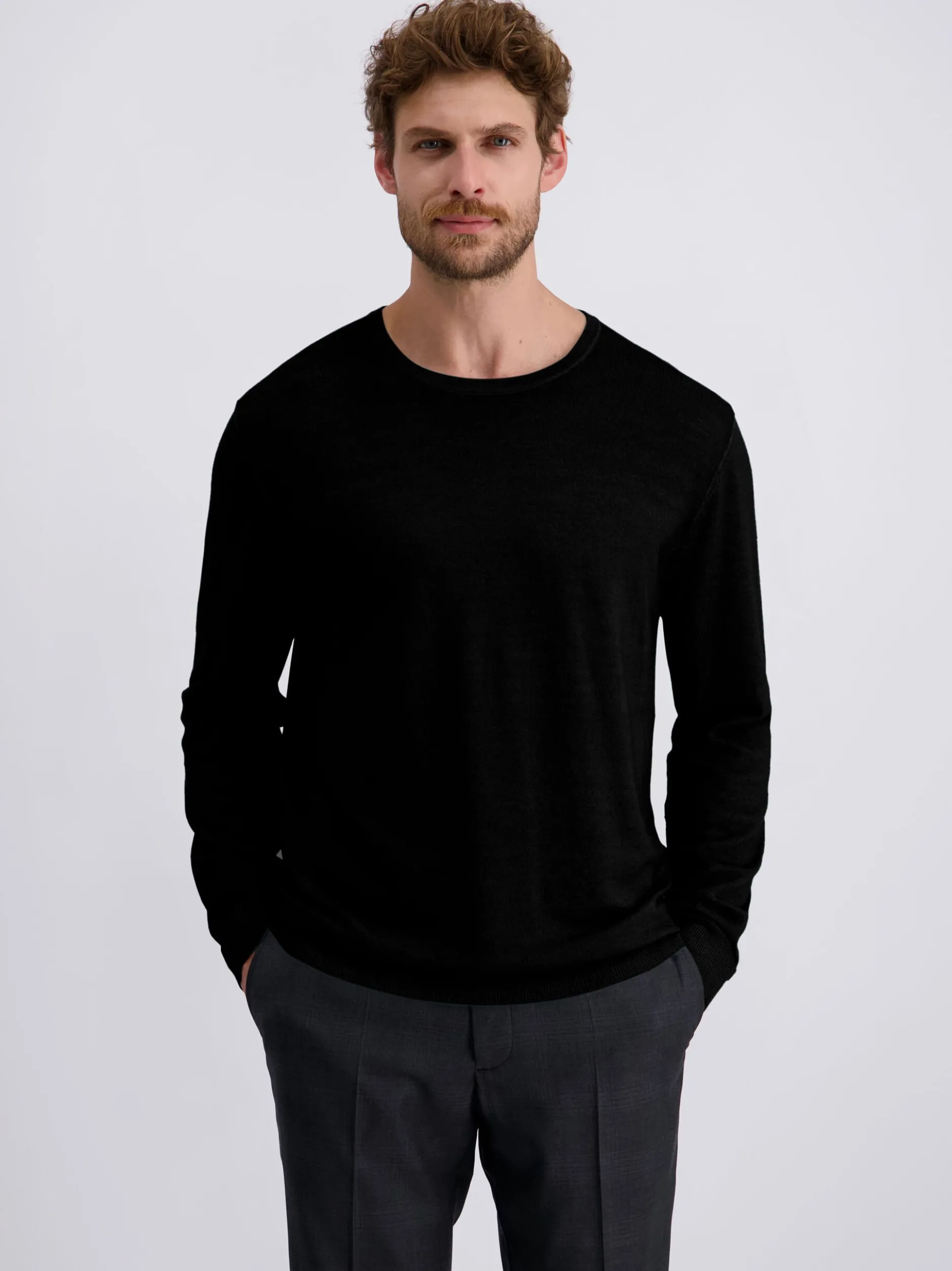 Pierre Cardin Herren Pullover in schwarz