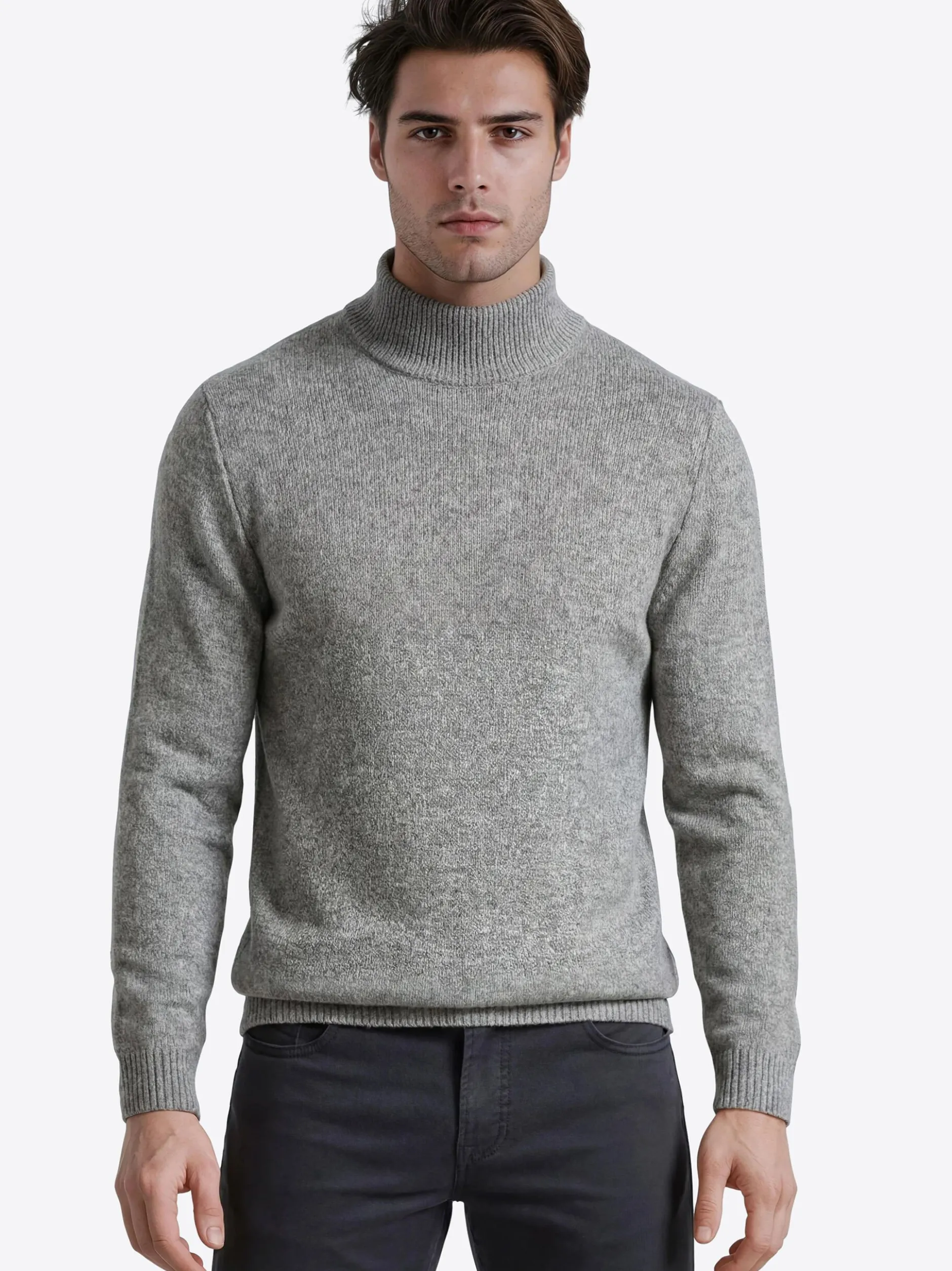 Pierre Cardin Herren Pullover in grau - Ärmel: langarm