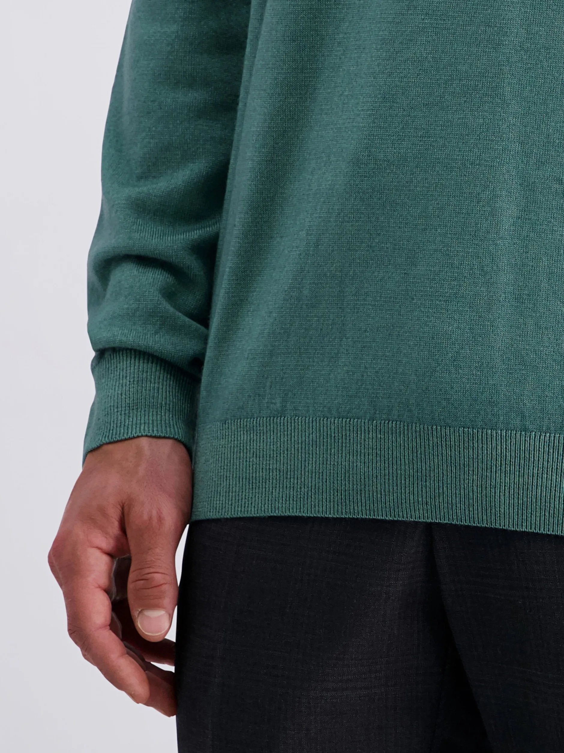 Pierre Cardin Herren Pullover in grün - Ärmel: langarm
