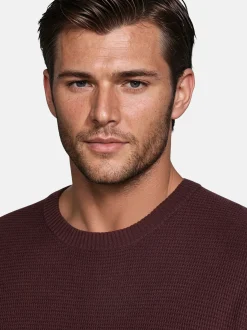 Pierre Cardin Herren Pullover in rot - Ärmel: langarm