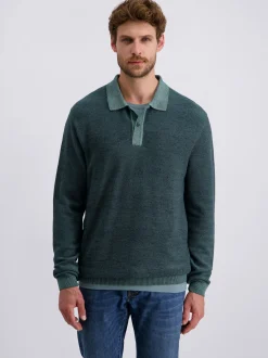 Pierre Cardin Herren Pullover in grün - Ärmel: langarm