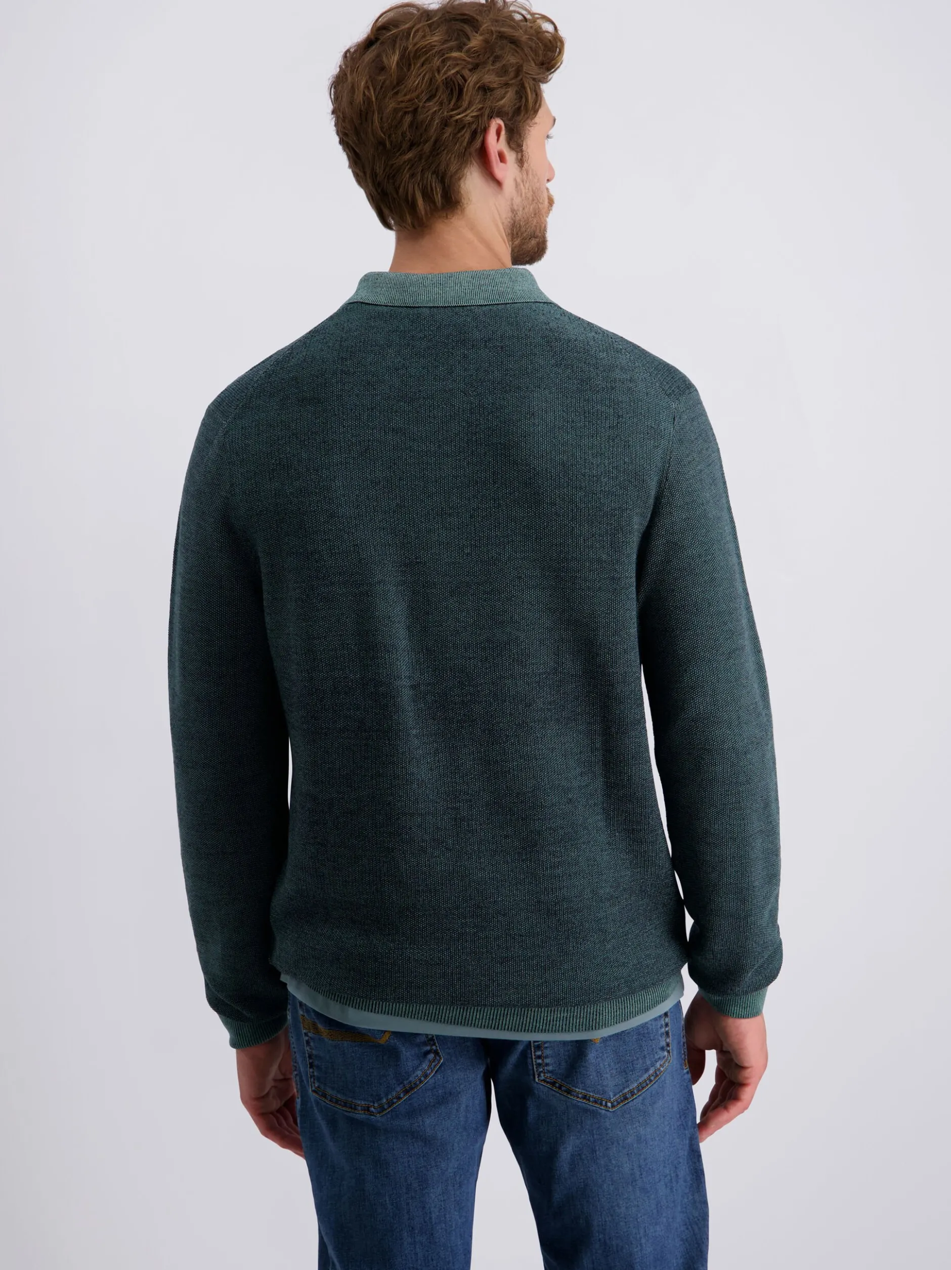 Pierre Cardin Herren Pullover in grün - Ärmel: langarm
