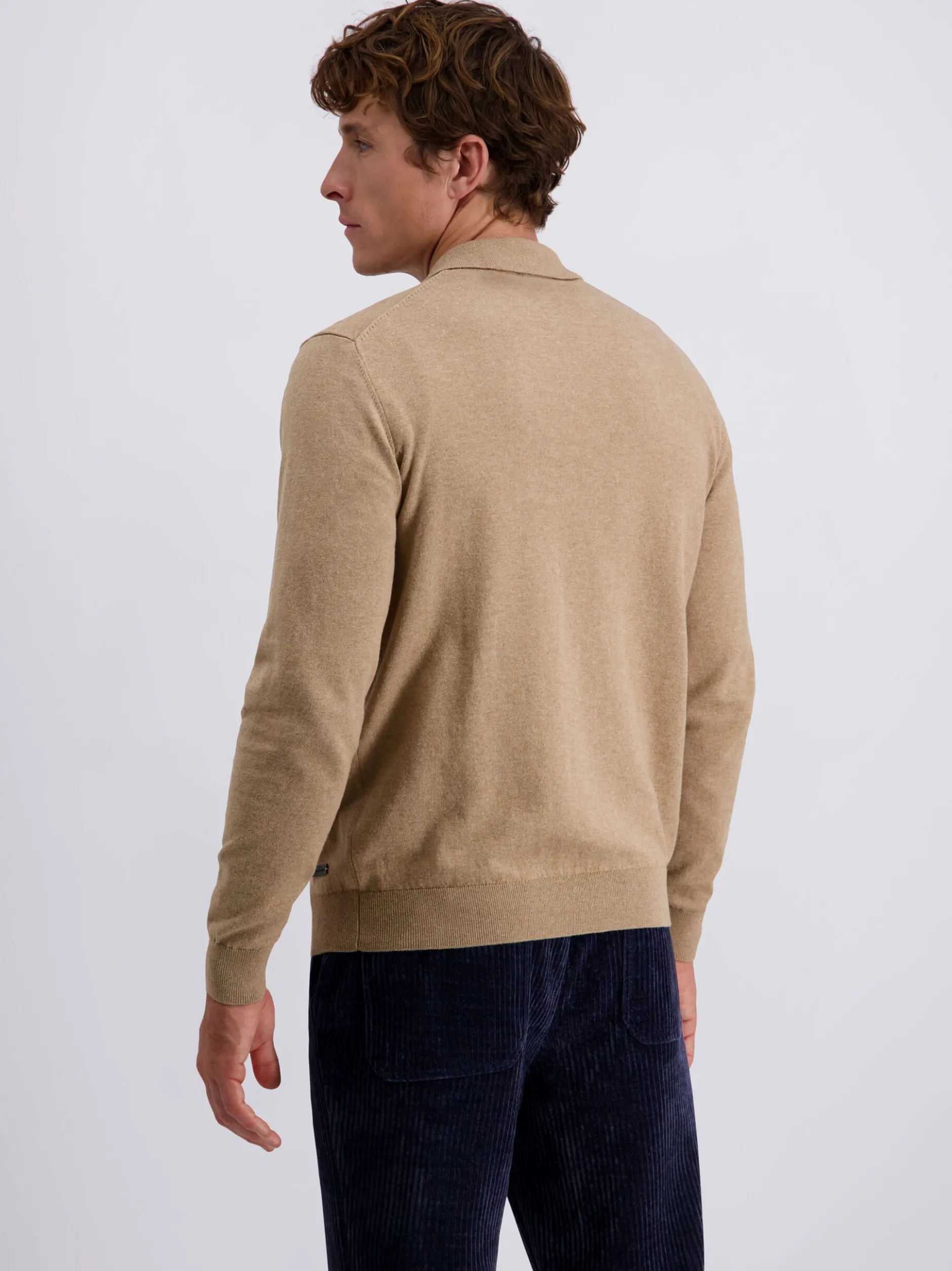 Pierre Cardin Herren Pullover in beige - Ärmel: langarm