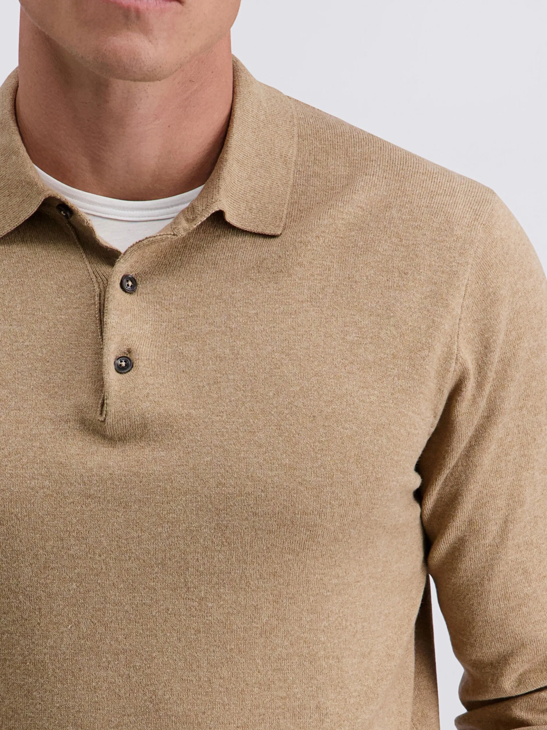 Pierre Cardin Herren Pullover in beige - Ärmel: langarm