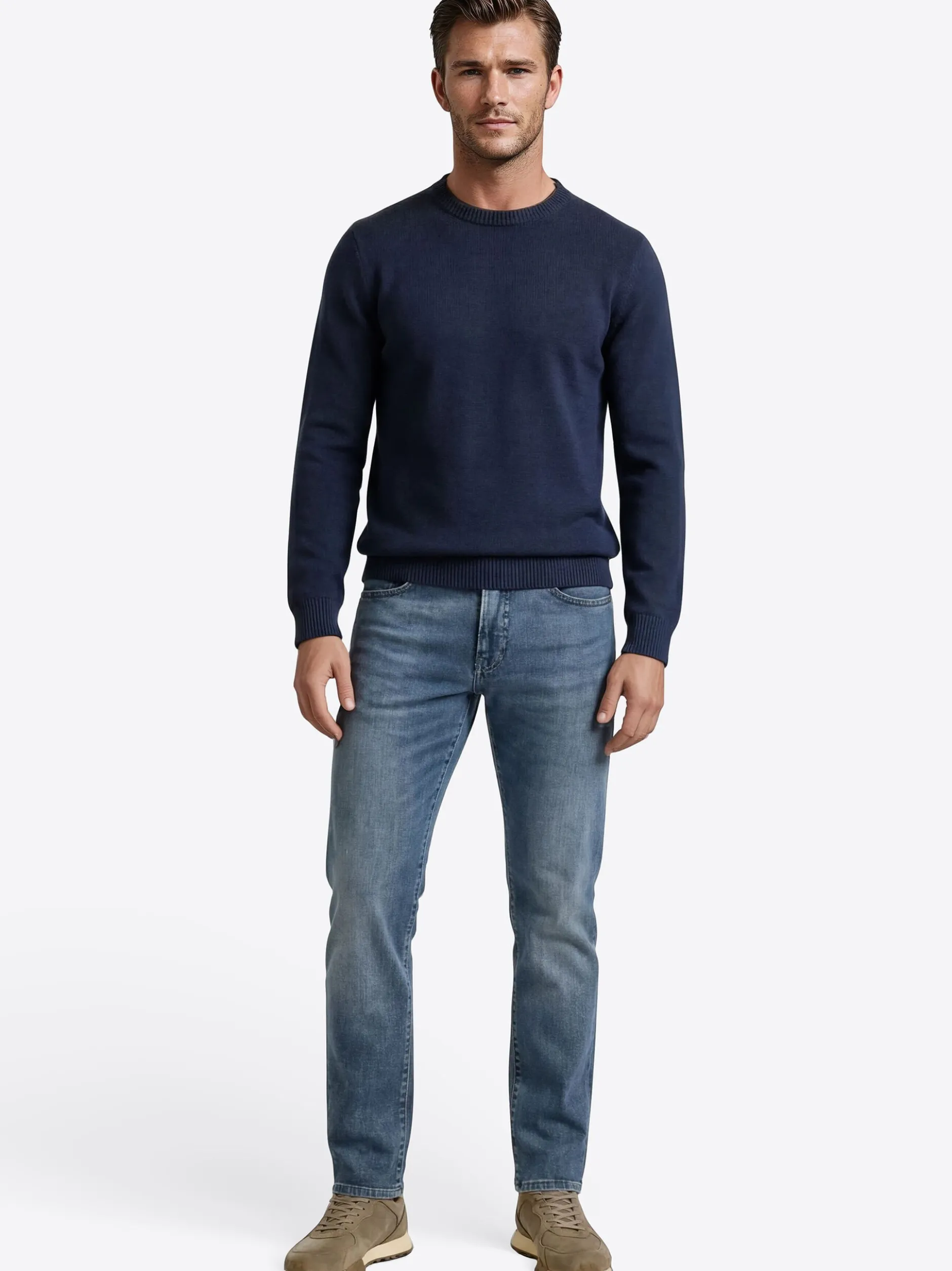 Pierre Cardin Herren Pullover in blau - Ärmel: langarm