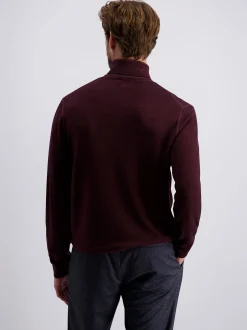Pierre Cardin Herren Rollkragenpullover in rot