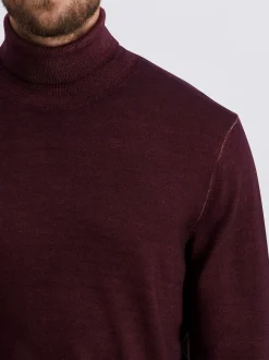 Pierre Cardin Herren Rollkragenpullover in rot