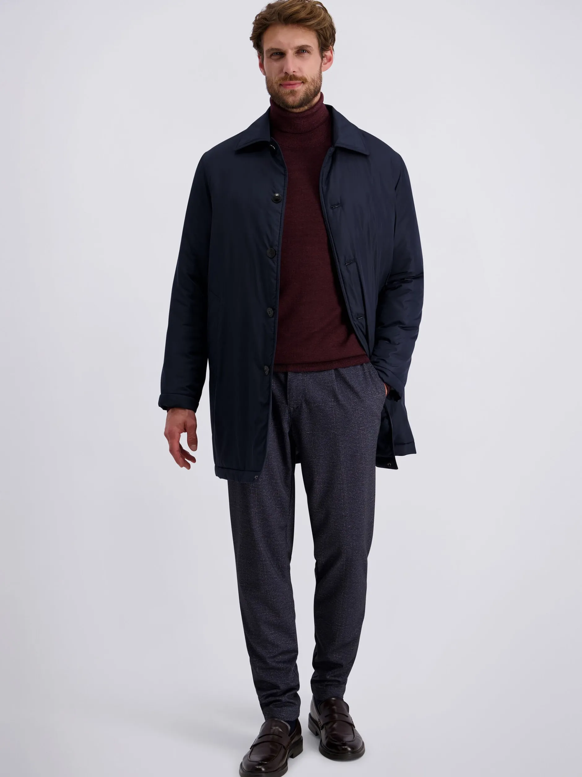 Pierre Cardin Herren Rollkragenpullover in rot