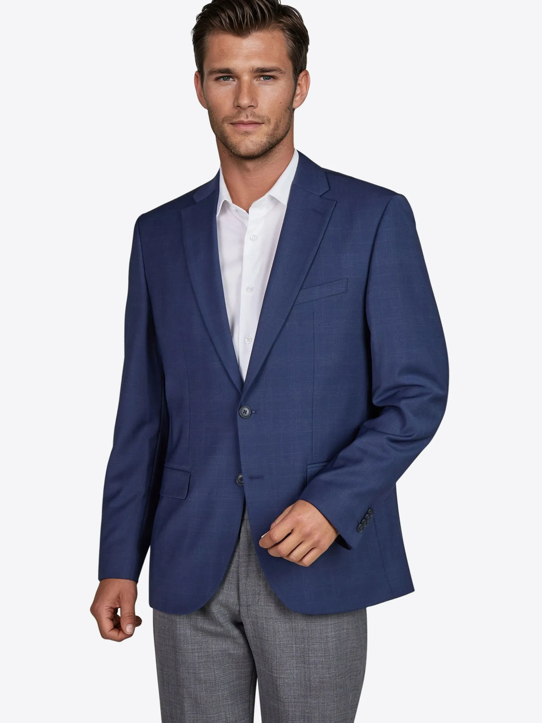 Pierre Cardin Herren Sakko Grant in blau