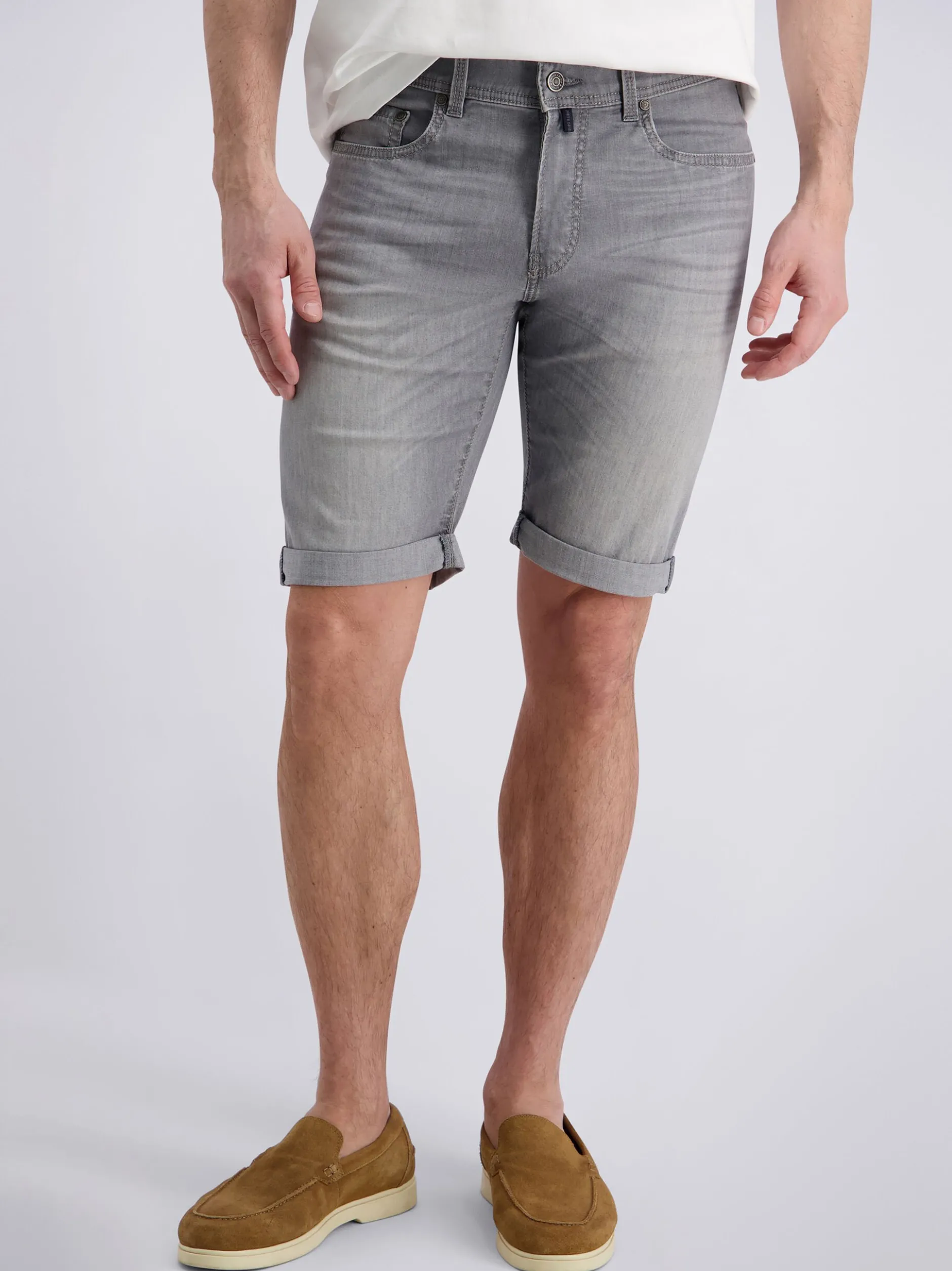 Pierre Cardin Herren Shorts - Sisteron in grau