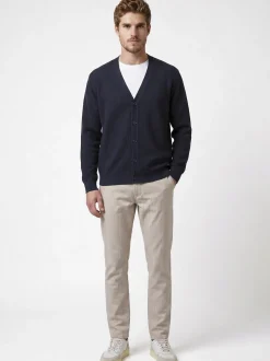 Pierre Cardin Herren Strickjacke in blau