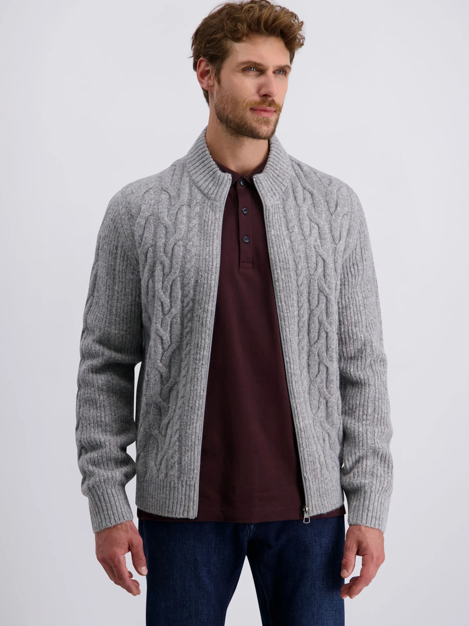 Pierre Cardin Herren Strickjacke in marine