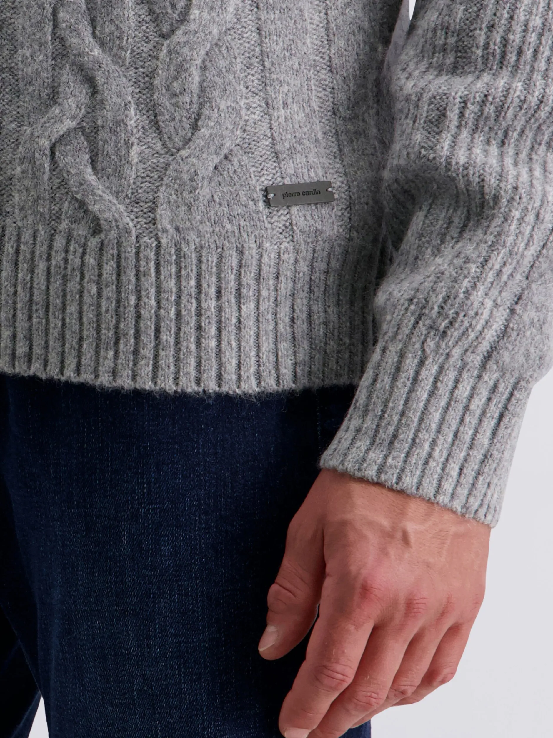 Pierre Cardin Herren Strickjacke in marine