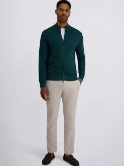 Pierre Cardin Herren Strickjacke in petrol