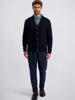 Pierre Cardin Herren Strickjacke in blau