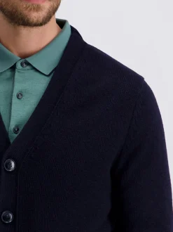 Pierre Cardin Herren Strickjacke in blau