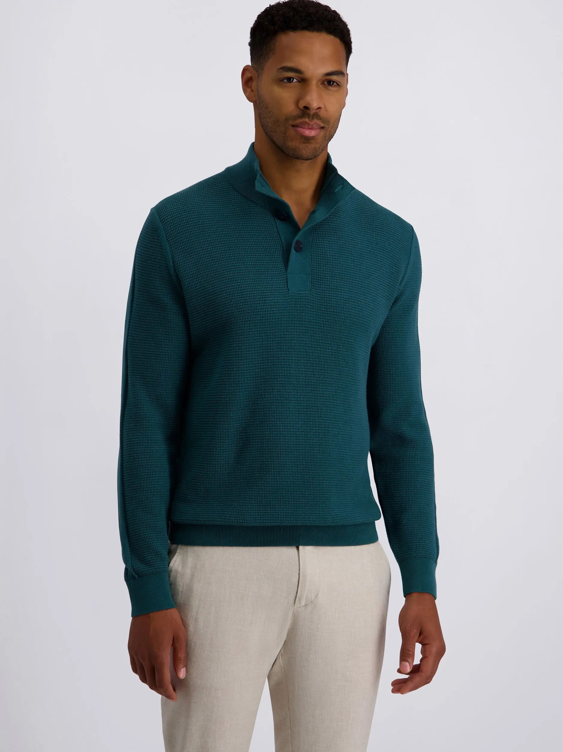Pierre Cardin Herren Strickpullover in grün