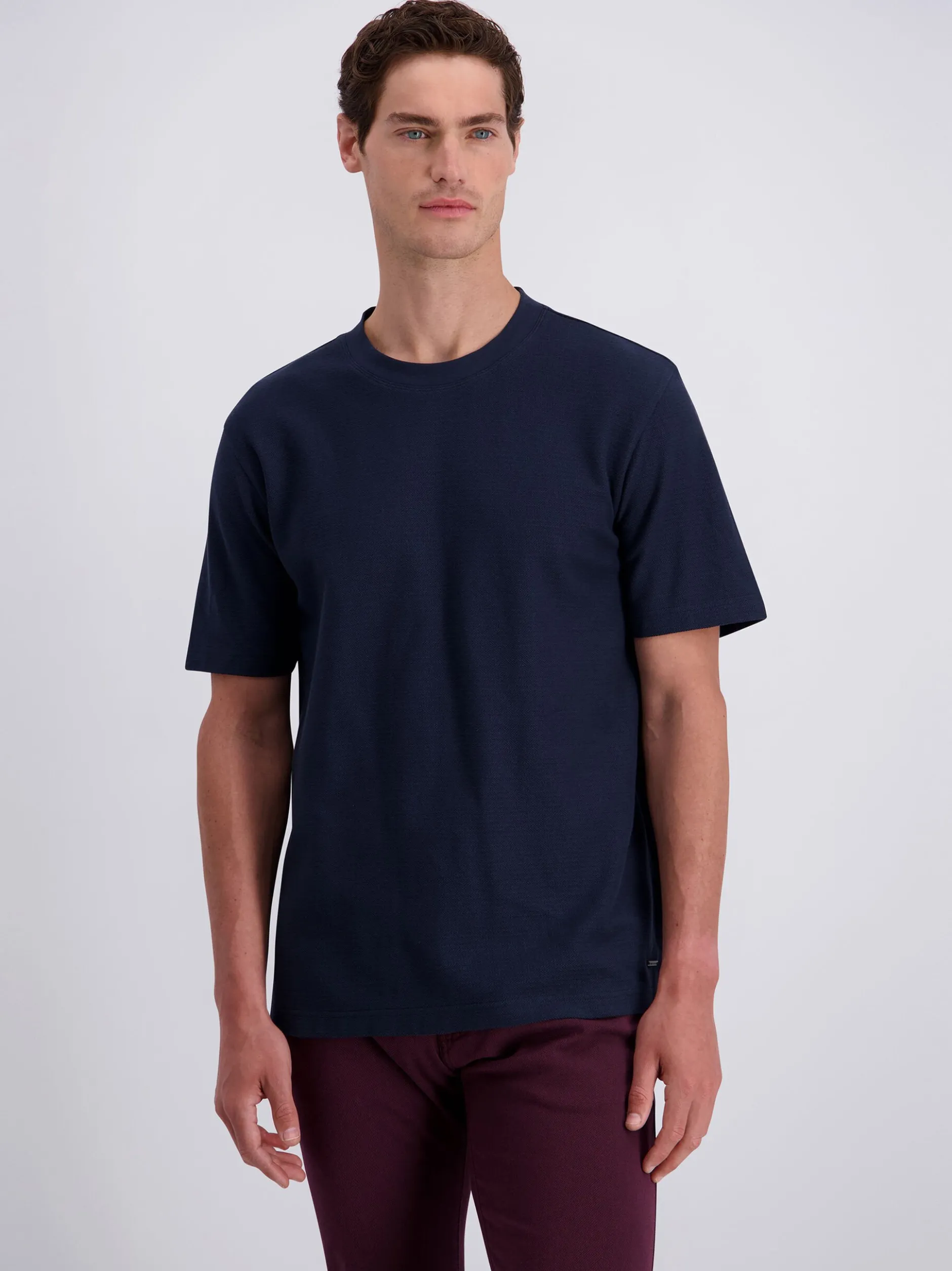 Pierre Cardin Herren T-Shirt in marine - Ärmel: kurzarm